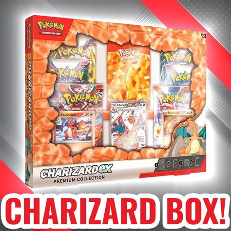 Pokemon Charizard Ex Obsidian Flames Premium Collection Box