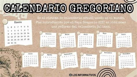 ¿cuál Es El Origen Del Calendario Gregoriano Actual