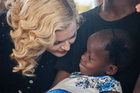 Madonna With Her Kids Opening Hospital In Malawi July 2017 Popsugar