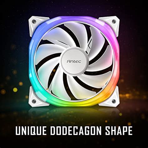 Antec Rgb Fans Pc Fans V Pin Addressable Rgb Fans Mm Fan With