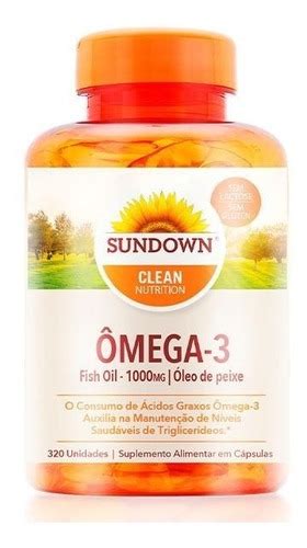 Mega Sundown Importado Caps Mg Fish Oil Peixe