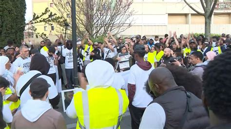 La Courneuve marche blanche et minute de silence en hommage à Wanys