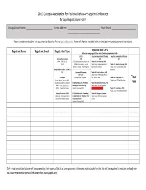 Fillable Online Disability Publichealth Gsu Group Gapbs Registration