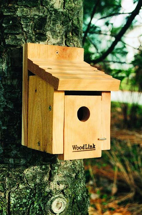 Basic Cedar Wrenchickadee Birdhouse Flying Friends