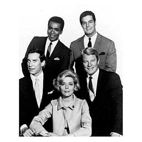 Mission Impossible Cast in Black and White with Peter Graves Martin Landau Barbara Bain Peter ...