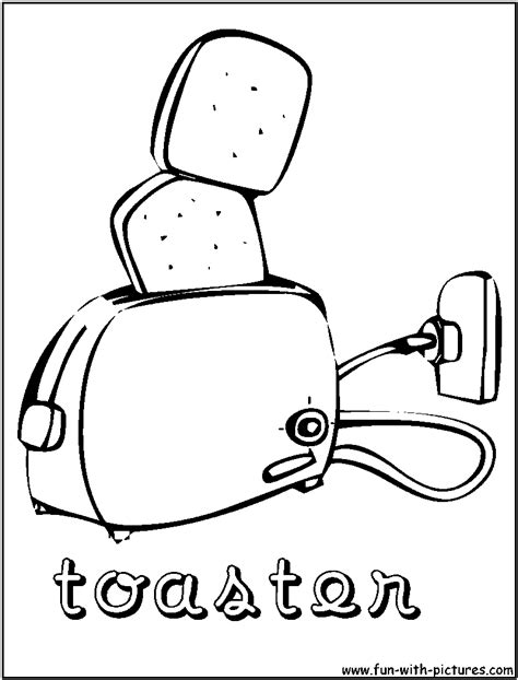 Toaster Coloring Pages