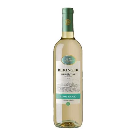 Beringer Pinot Grigio Vino Blanco Seco Botella De 750 Ml Licor