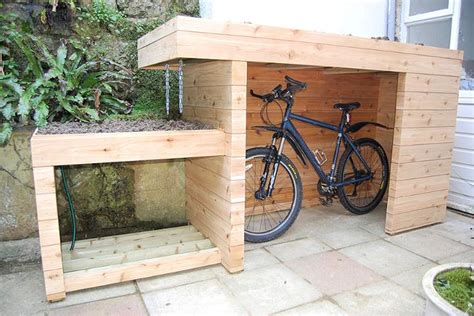 20 Free DIY Bike Shed Plans | DIY Outdoor Bike Storage