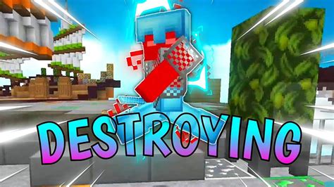 DESTROYING HIVE SKYWARS KILL LEADER MCPE MOBILE HIVE SKYWARS