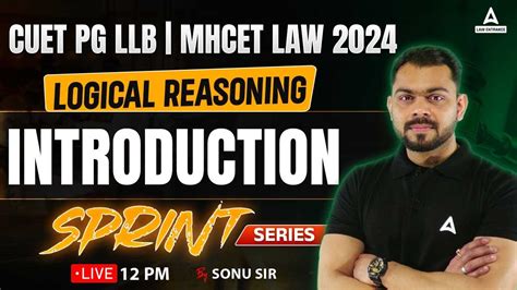 Cuet Pg Llb Mh Cet Llb Logical Reasoning Introduction Class