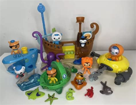 OCTONAUTS KWAZII'S SHIPWRECK Pirate Ship Kwazii & Sea Creatures Complete Ex Con £29.50 - PicClick UK