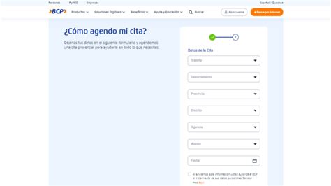 Cómo agendar una cita en BCP Kotear pe
