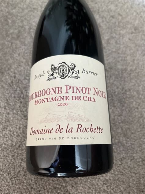 Domaine De La Rochette Pinot Noir Bourgogne Montagne De Cra