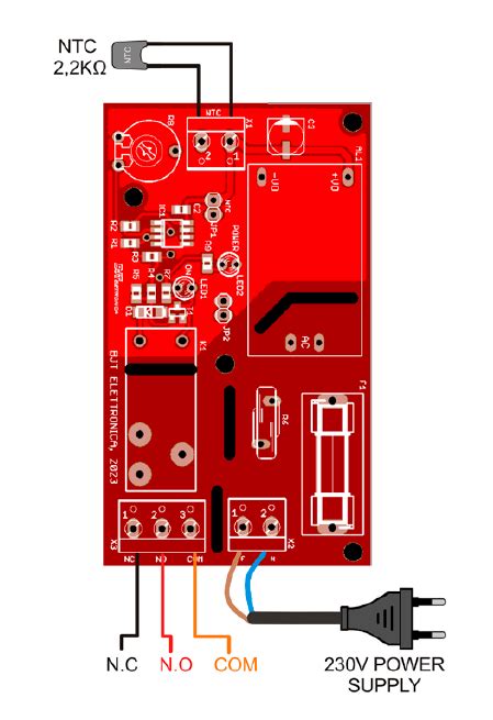 thermostat analogique un circuit compact et fiable basé sur une CTN