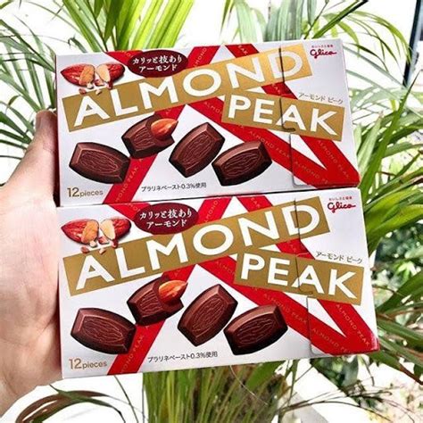 glico almond peak ชอคโกแลต Shopee Thailand