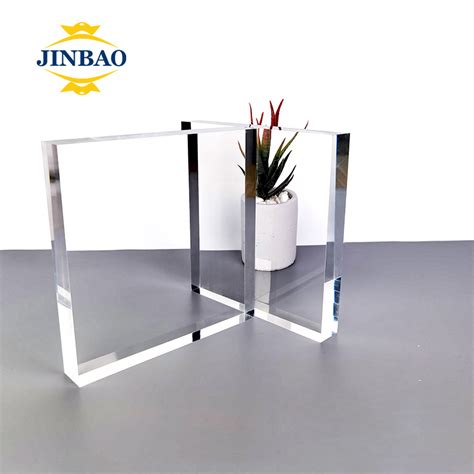 Jinbao Laser Black 15mm 20mm 4ftx 8FT Frosted Sheet Panels Acrylic