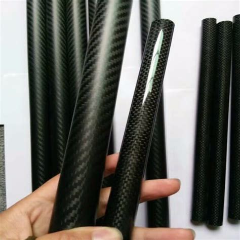 Ultra Long Carbon Fibre Tube Crp Pul Braided Tube Oval Tube With Twill