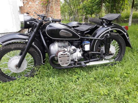 K Dniepr Ural Motocykl Z Koszem Sidecar M