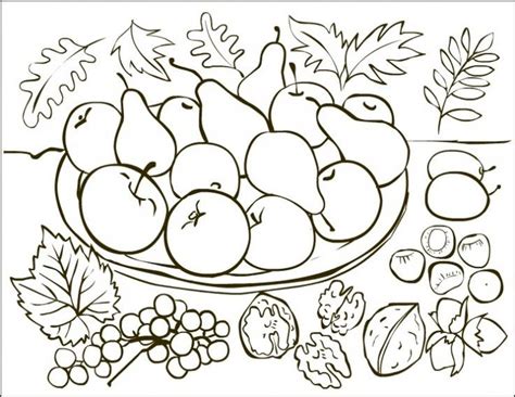 Fructe De Toamna Desene De Colorat Free Coloring Pages Coloring