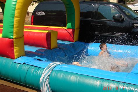 Rent Dual Lane Slip N Slide Inflatable With Splash Pool Iowa City