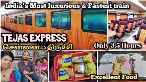 TEJAS EXPRESS Chennai To Trichy CC Coach Vlog தஜஸ இரயல Travel