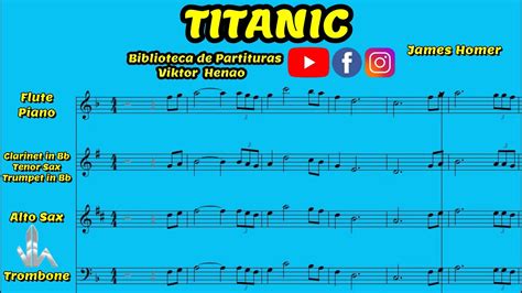 Partitura Del Titanic Estudiar