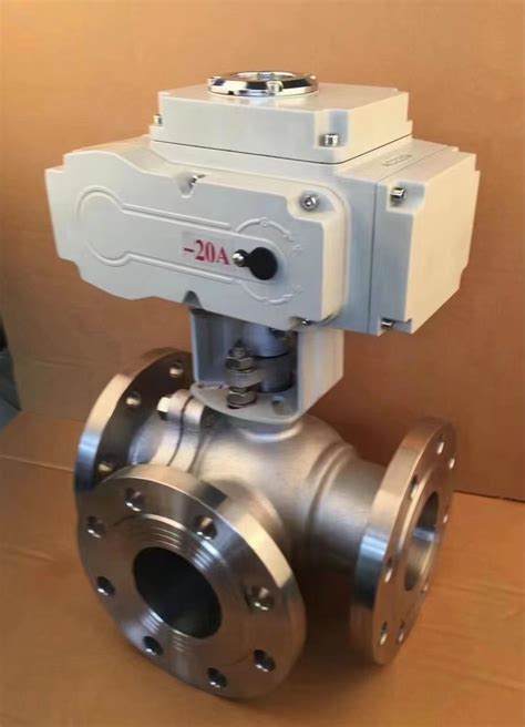 Flange T L Port Stainless Steel Ss304 Ss316 Three Way Ball Valve Direct