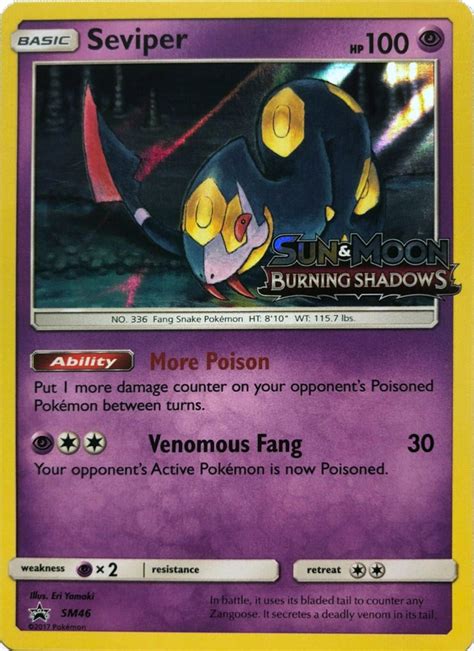 Seviper Sm English Promo Pokumon