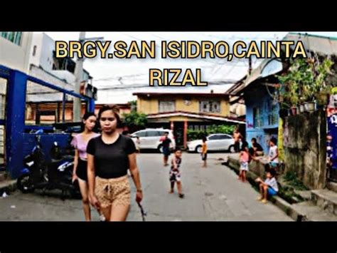 Amazing Walk At Brgy San Isidro Cainta Rizal Philippines YouTube