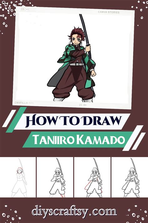 Learn How To Draw Tanjiro Kamado From Demon Slayer Demon 55 OFF