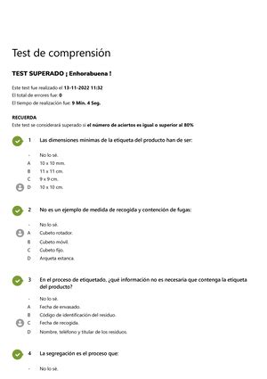 Solved Qu Tipo De Formacin Y Capacitacin En Prevencin De Riesgos