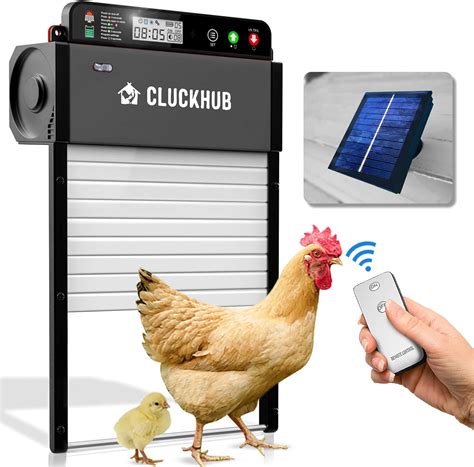 Amazon CluckHub Automatic Chicken Coop Door Solar Powered