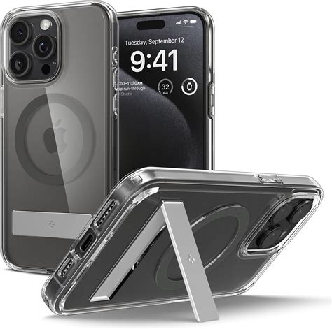 Spigen iPhone 15 Pro Kılıf Enzo Aramid MagFit MagSafe özellikli Matte