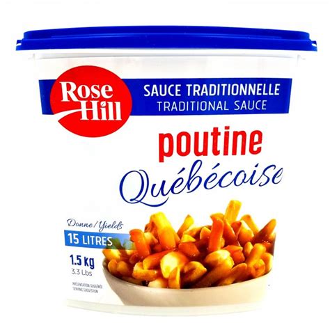 Quebec Poutine Gravy Mix Rose Hill Aubut 3703