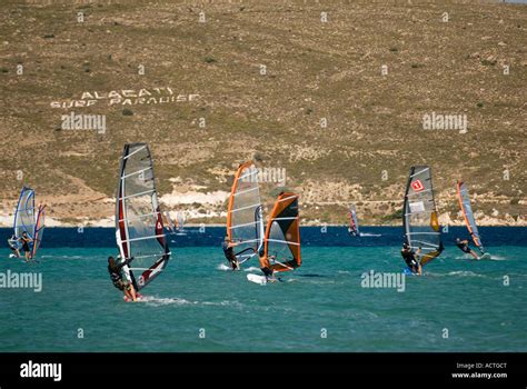 Alacati Surf Paradise Near Cesme Aegean Turkey Stock Photo Alamy