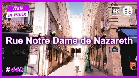 Rue Notre Dame De Nazareth Paris France Paris Walk Paris Street