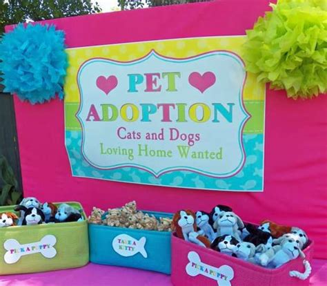 Dogs/ Cats/ Pets Birthday Party Ideas | Photo 22 of 30 | Pet adoption ...