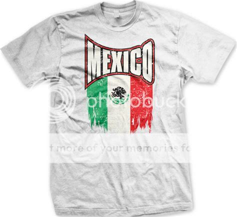 Mexico Splattered Flag Mexican Pride Viva La Raza Country Mens T Shirt