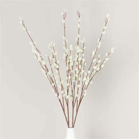 Artificial Pussy Willow Sprays Picks Sprays Florals Craft