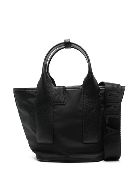 Furla Bolsa Tote Piuma Pequena Preto FARFETCH BR