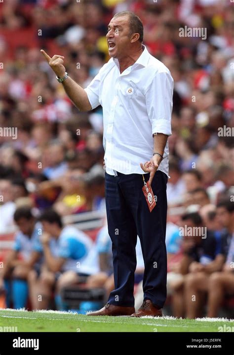 FATIH TERIM GALATASARAY COACH LONDON UK 03 August 2013 Stock Photo - Alamy