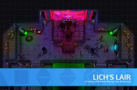 Dnd Lich Lair Map