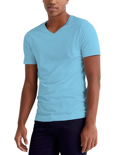 Hat And Beyond Mens Heavyweight Basic Short Sleeve V Neck T Shirts