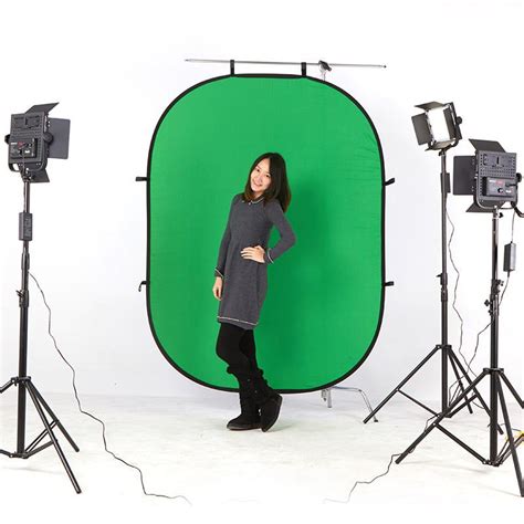 Складной фон хромакей Chromakey 150 х 210 см 2 в 1 синий-зеленый ...