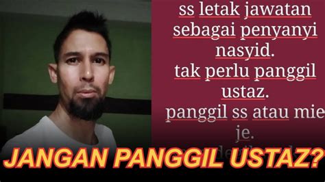 Suhaimi Saad Letak Jawatan Sebagai Penyanyi Youtube