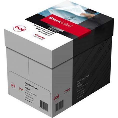 Canon Océ Black Label Zero Paper Fsc Wop211 Almindeligt Papir 500 Ark