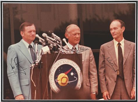 13 5 X 10 Inch Apollo 11 Crew Signed Photo