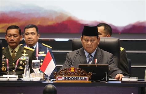 Pimpin Sidang ADMM Plus Ke 10 Menhan Prabowo Sejumlah Negara Maju