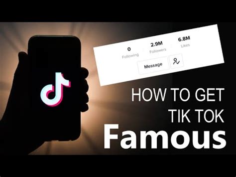 5 TIPS To Become TIK TOK FAMOUS YouTube