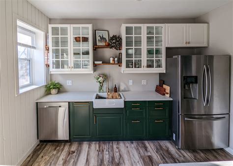 Sage Green Kitchen Cabinets With White Appliances Dandk Organizer